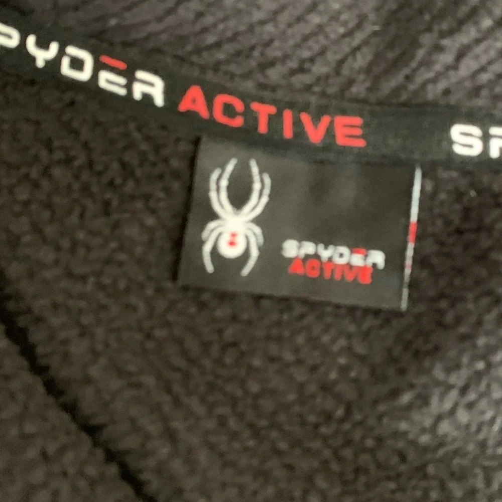 Spyder Active Black Hooded Performance Breathable Jacket Mens XL